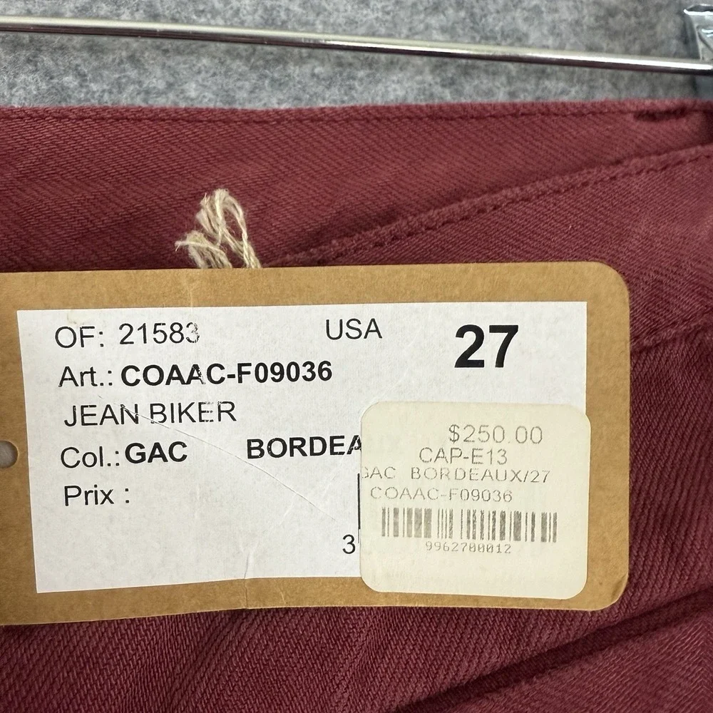 APC Jean Biker‎ GAC Bordeau Women's 27 Red NEW